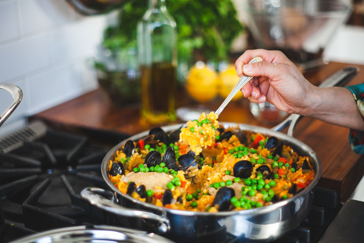 Seafood Paella With Socarrat