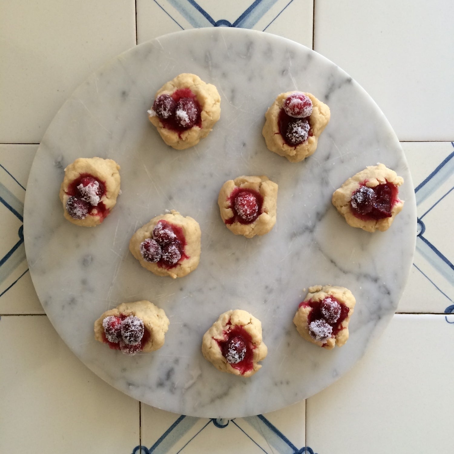 Stephanie Nass's Parmesan Shortbread Thumbprint Cookies